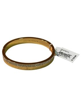 Michael Kors Gold-tone Crystal Accent Bangle Bracelet
New. Retails $135 USD